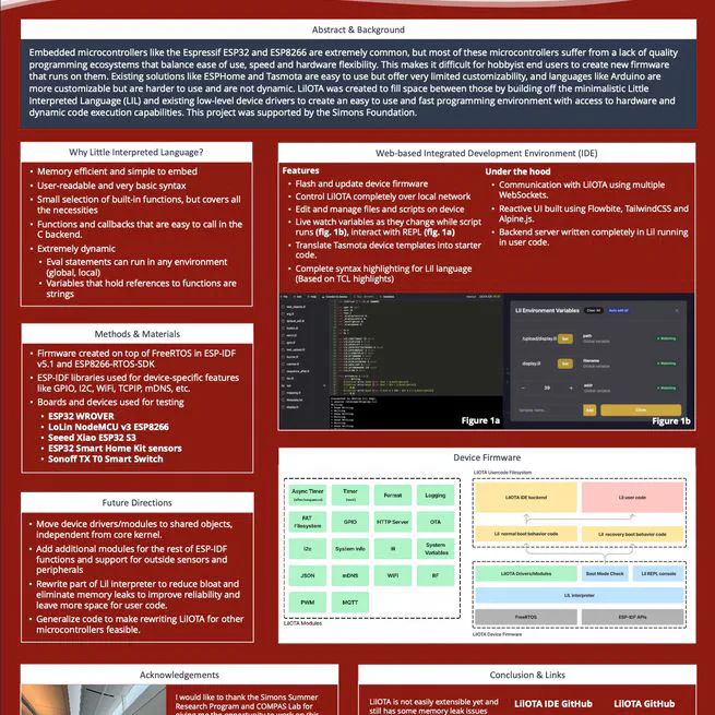 Interpreted Language Environment for IoT Devices